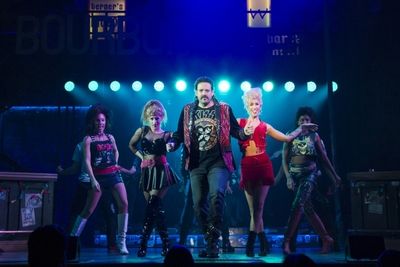 Dane Stokinger and the cast of Rock of Ages Photo