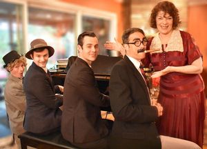 Scott McLean Harrison, Matt Braver, Chad Doreck, Matthew Patrick Davis and Susan Edwards Martin @ BroadwayWorld Scott McLean Harrison, Matt Braver, Chad Doreck, Matthew Patrick Davis and Susan Edwa Photo