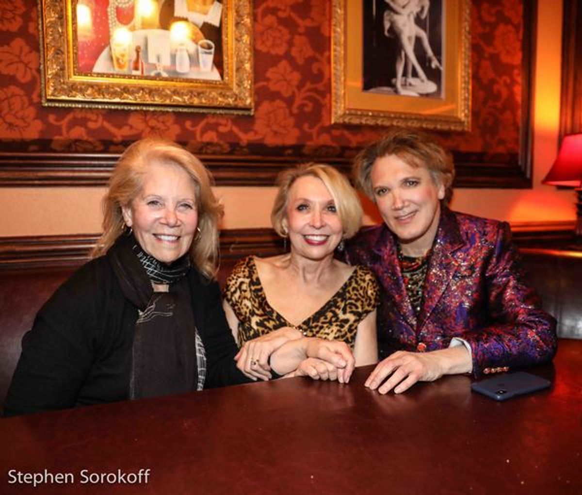 Daryl Roth, Julie Halston, Charles Busch at 