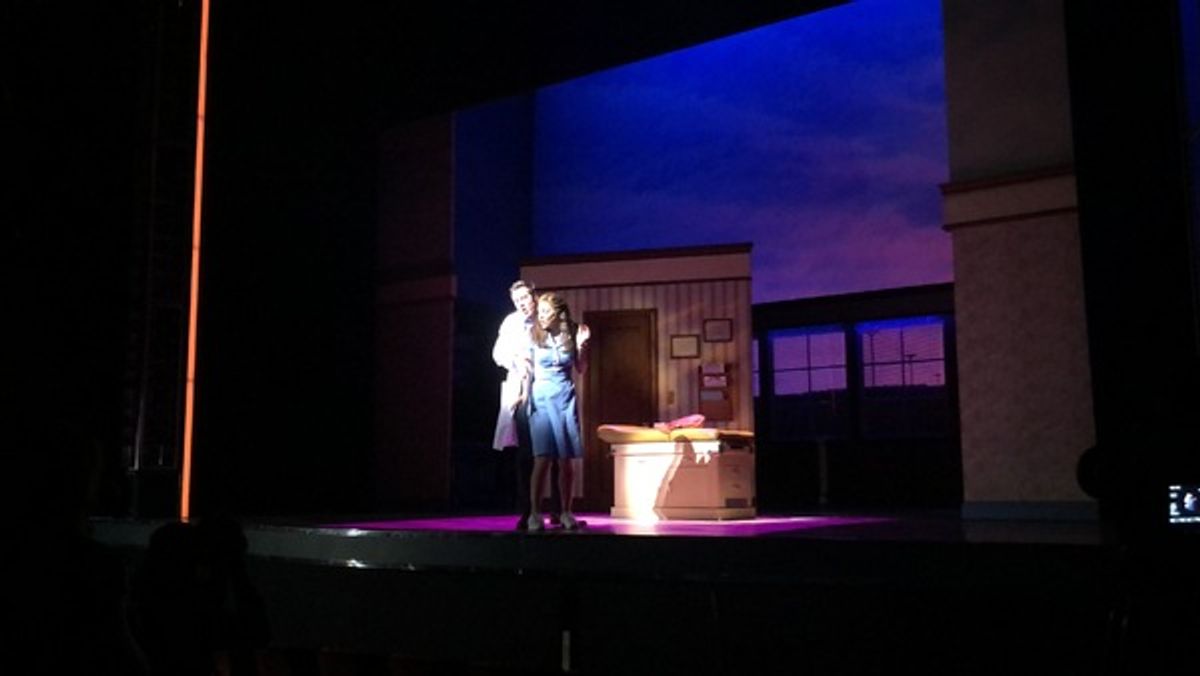 Katharine McPhee and David Hunter at 