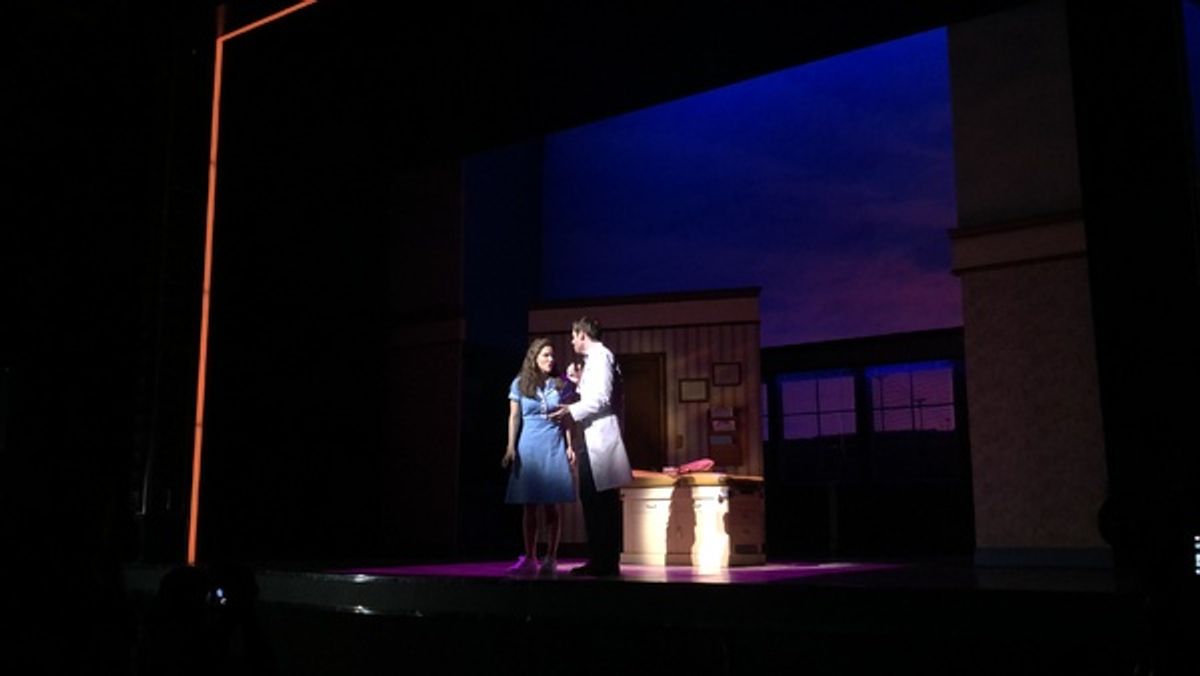 Katharine McPhee and David Hunter at 