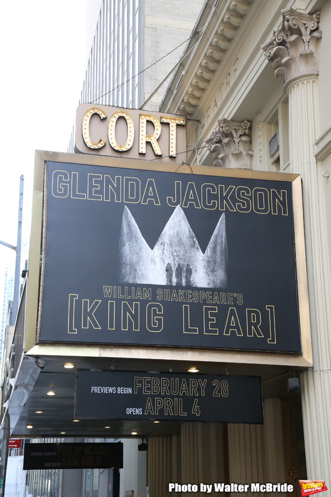 Up on the Marquee: KING LEAR, Starring Glenda Jackson Up on the Marquee: KING LEAR, Starring Glenda Jackson Image