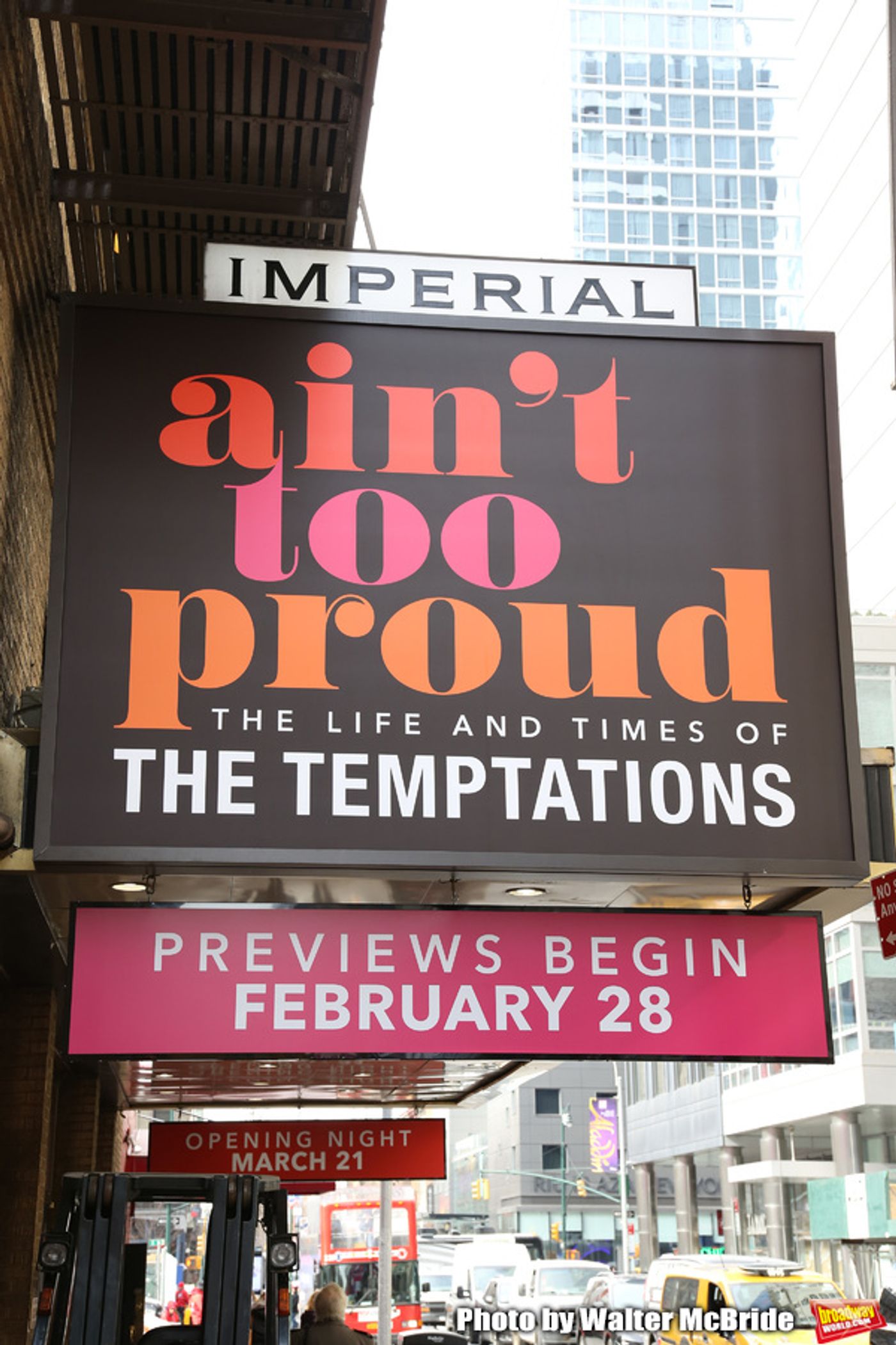 Up on the Marquee: AIN'T TOO PROUD Lands On Broadway!  Image