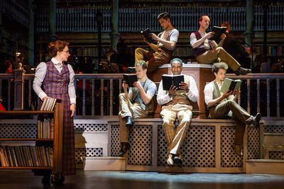 Jessie Mueller, Norm Lewis, and Company Photo