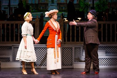 Eloise Kropp, Veanne Cox, and Mark Linn-Baker Photo