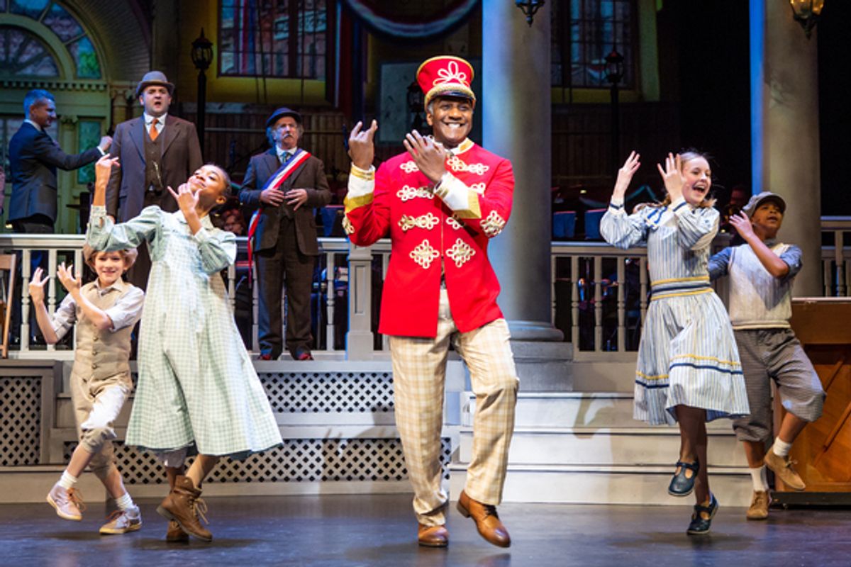 Norm Lewis and the Children of River City at 