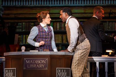 Jessie Mueller, Norm Lewis, and James Moore Photo