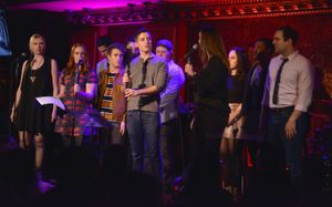 Charlotte Maltby, Emily Koch, Danny Harris Kornfeld, Matt Doyle and Julia Murney @ BroadwayWorld Charlotte Maltby, Emily Koch, Danny Harris Kornfeld, Matt Doyle and Julia Murney Photo