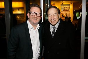 From left, director/choreographer Matthew Bourne and Richard M. Sherman Photo