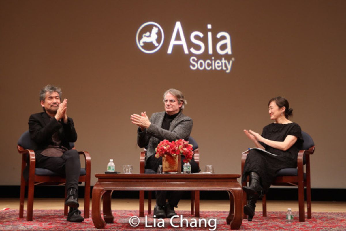 David Henry Hwang, Bartlett Sher and Karen Shimakawa at 