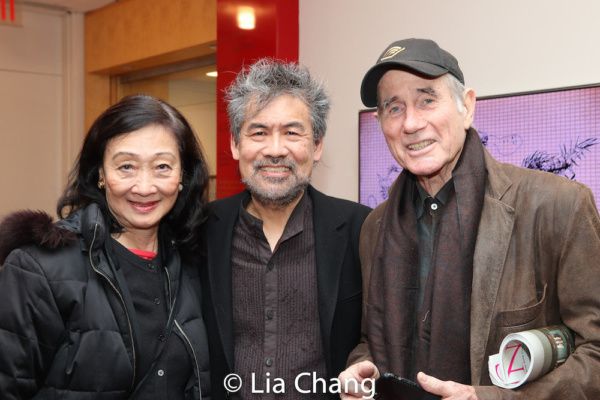 Tina Chen, David Henry Hwang and Jim Dale Photo