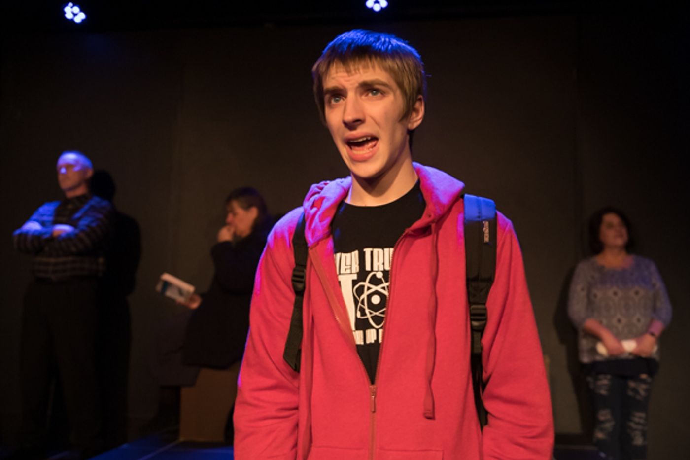 Photo Coverage: First look at Curtain Players' The Curious Incident of the Dog in Night-Time Photo Coverage: First look at Curtain Players' The Curious Incident of the Dog in Night-Time Image