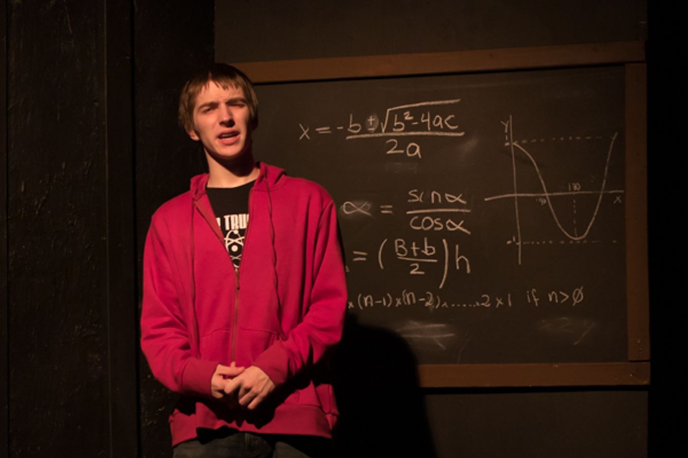 Photo Coverage: First look at Curtain Players' The Curious Incident of the Dog in Night-Time Photo Coverage: First look at Curtain Players' The Curious Incident of the Dog in Night-Time Image