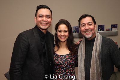 Jose Llana, Ali Ewoldt and Alan Ariano Photo