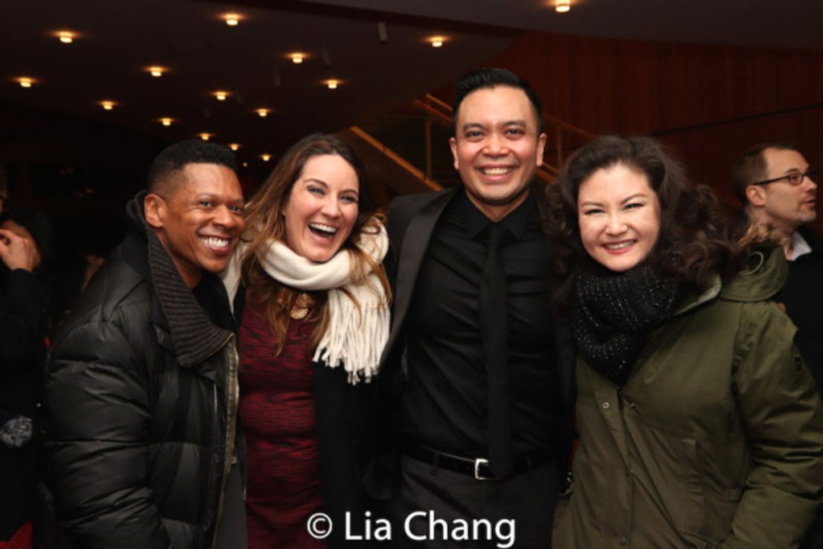 Jose Llana and guests at 