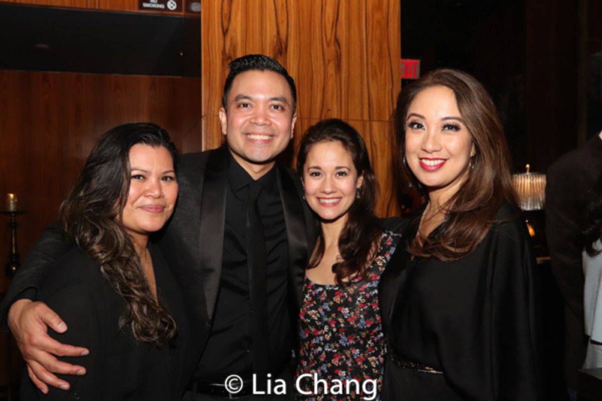 Liz Casasola, Jose Llana, Ali Ewoldt and Jaygee Macapugay at 