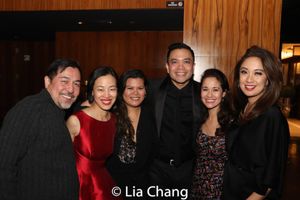 Alan Ariano, Lia Chang, Liz Casasola, Jose Llana, Ali Ewoldt and Jaygee Macapugay. Ph Photo