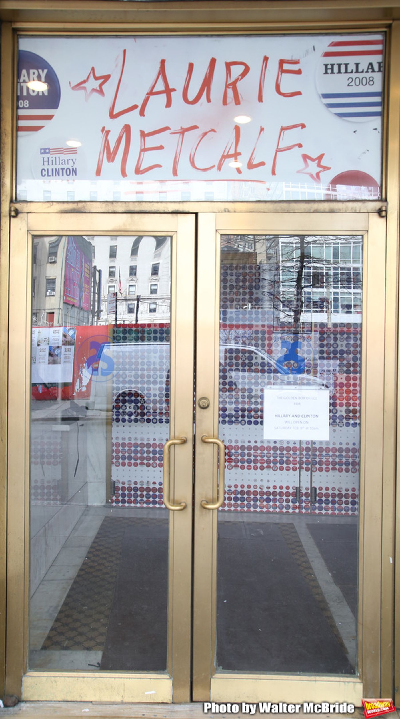 Up On The Marquee: HILLARY AND CLINTON on Broadway!  Image