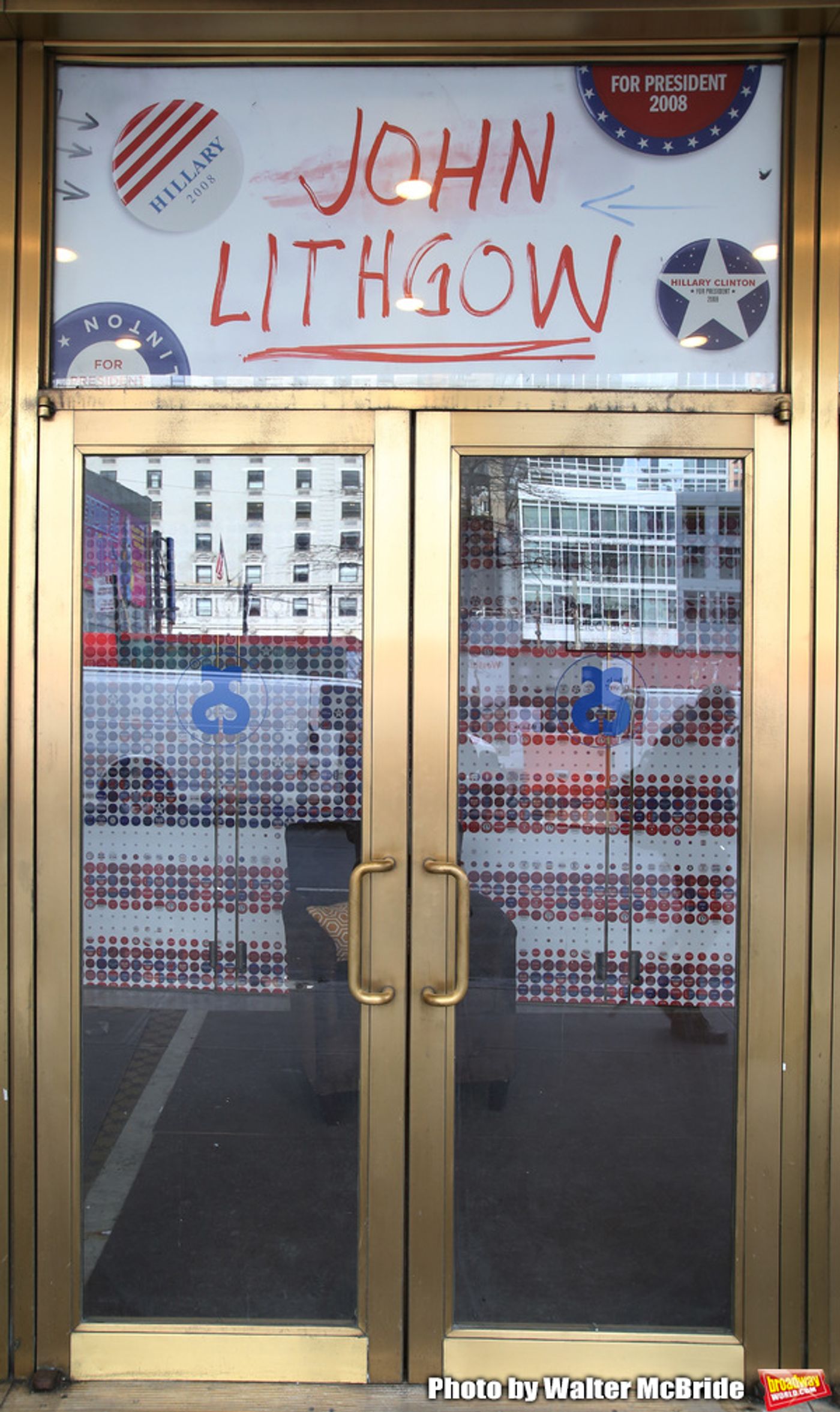 Up On The Marquee: HILLARY AND CLINTON on Broadway!  Image