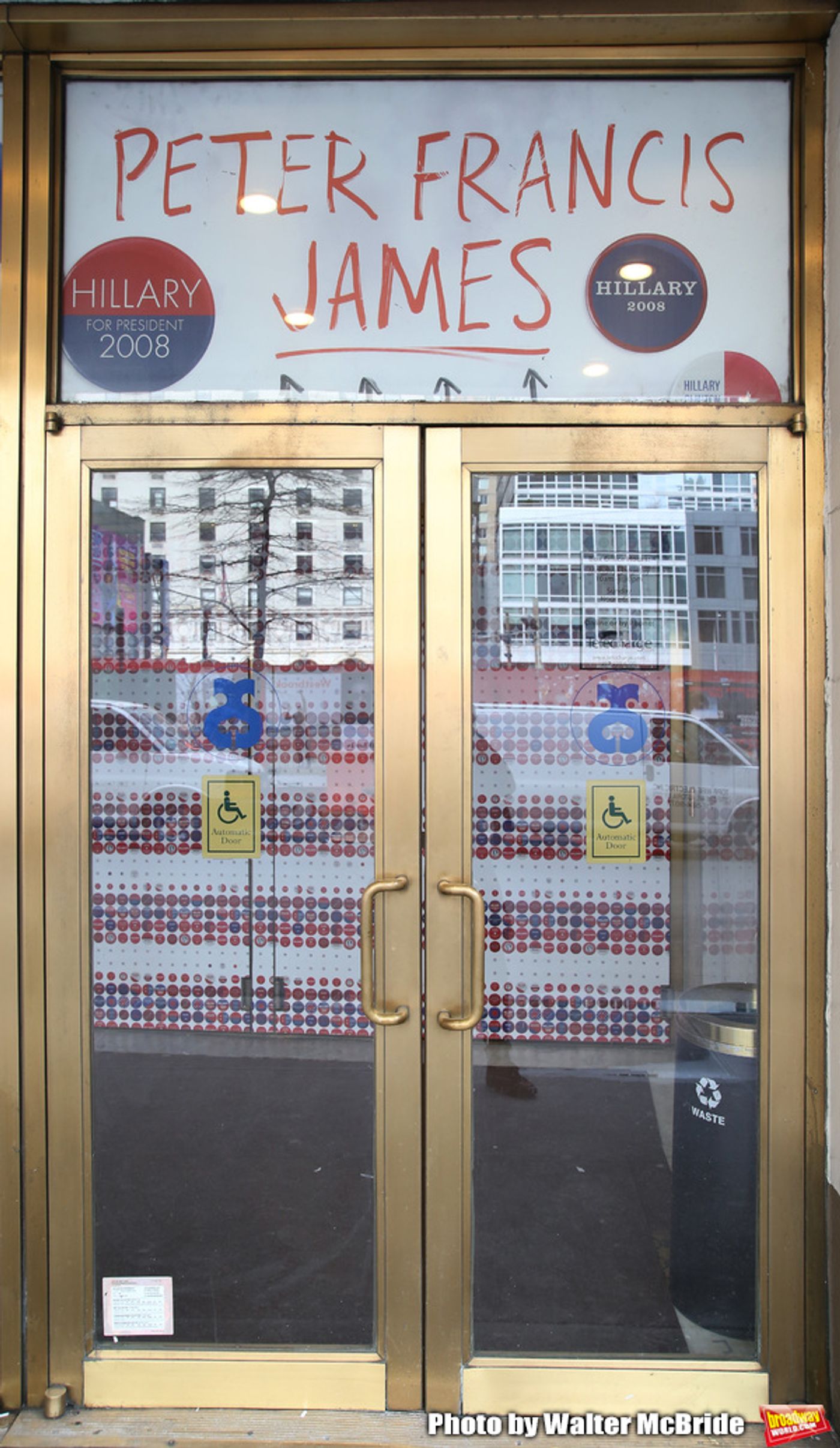 Up On The Marquee: HILLARY AND CLINTON on Broadway!  Image