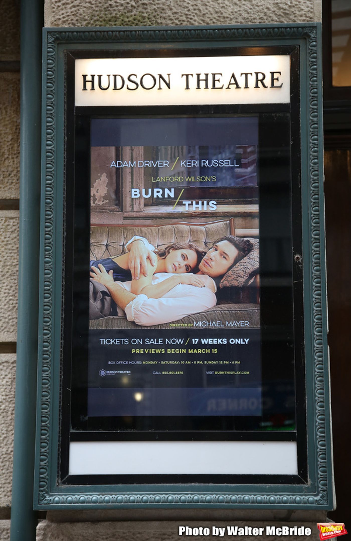 Up On The Marquee: BURN THIS  Image