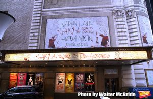 Theatre Marquee unveiling for the Taylor Mac Comedy "Gary: A Sequel to Titus Andronic Photo
