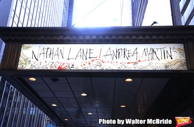 Theatre Marquee unveiling for the Taylor Mac Comedy "Gary: A Sequel to Titus Andronic Photo