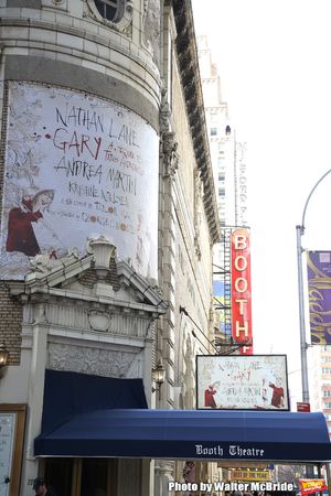 Theatre Marquee unveiling for the Taylor Mac Comedy "Gary: A Sequel to Titus Andronic Photo