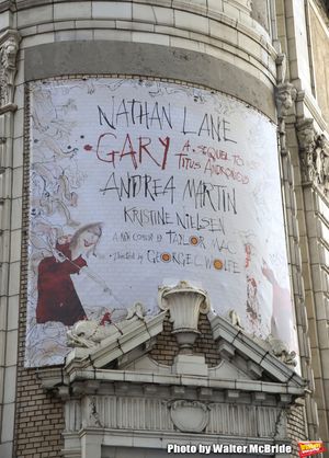 Theatre Marquee unveiling for the Taylor Mac Comedy "Gary: A Sequel to Titus Andronic Photo