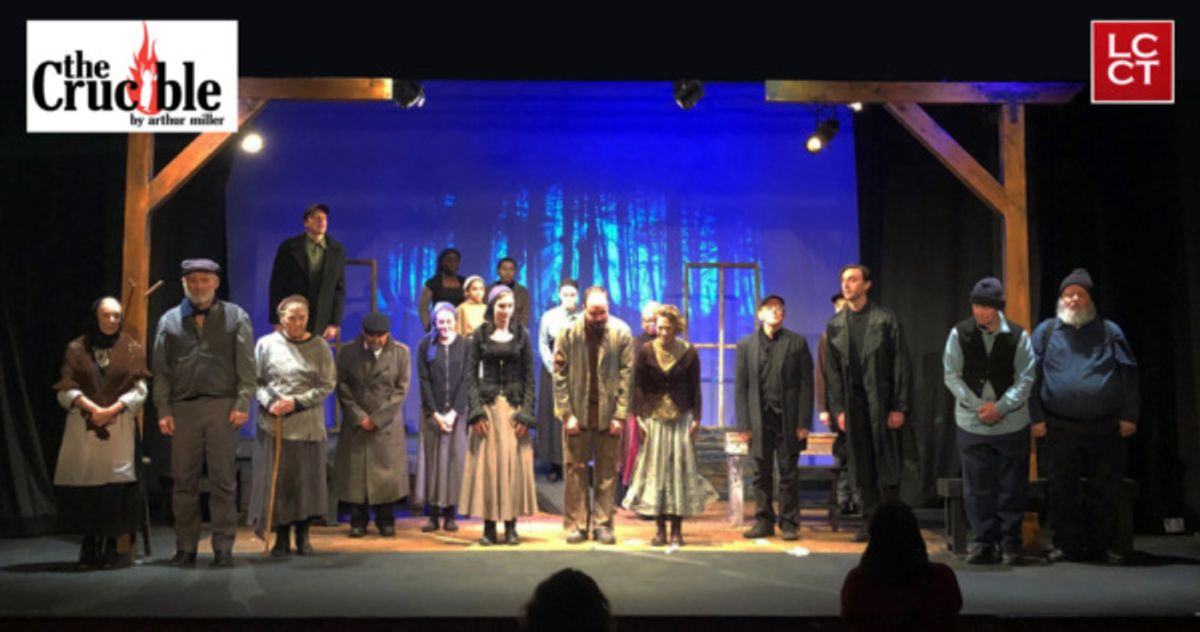 Arthur Miller''s ''The Crucible LCCT Presents continues for two more weekends at LCCT, 313 N. Main St. Shows are 7:30 p.m.    Fridays and Saturdays, Feb. 8-9 and 15-16, and 2 p.m. Sundays, Feb. 10 and 1 at 