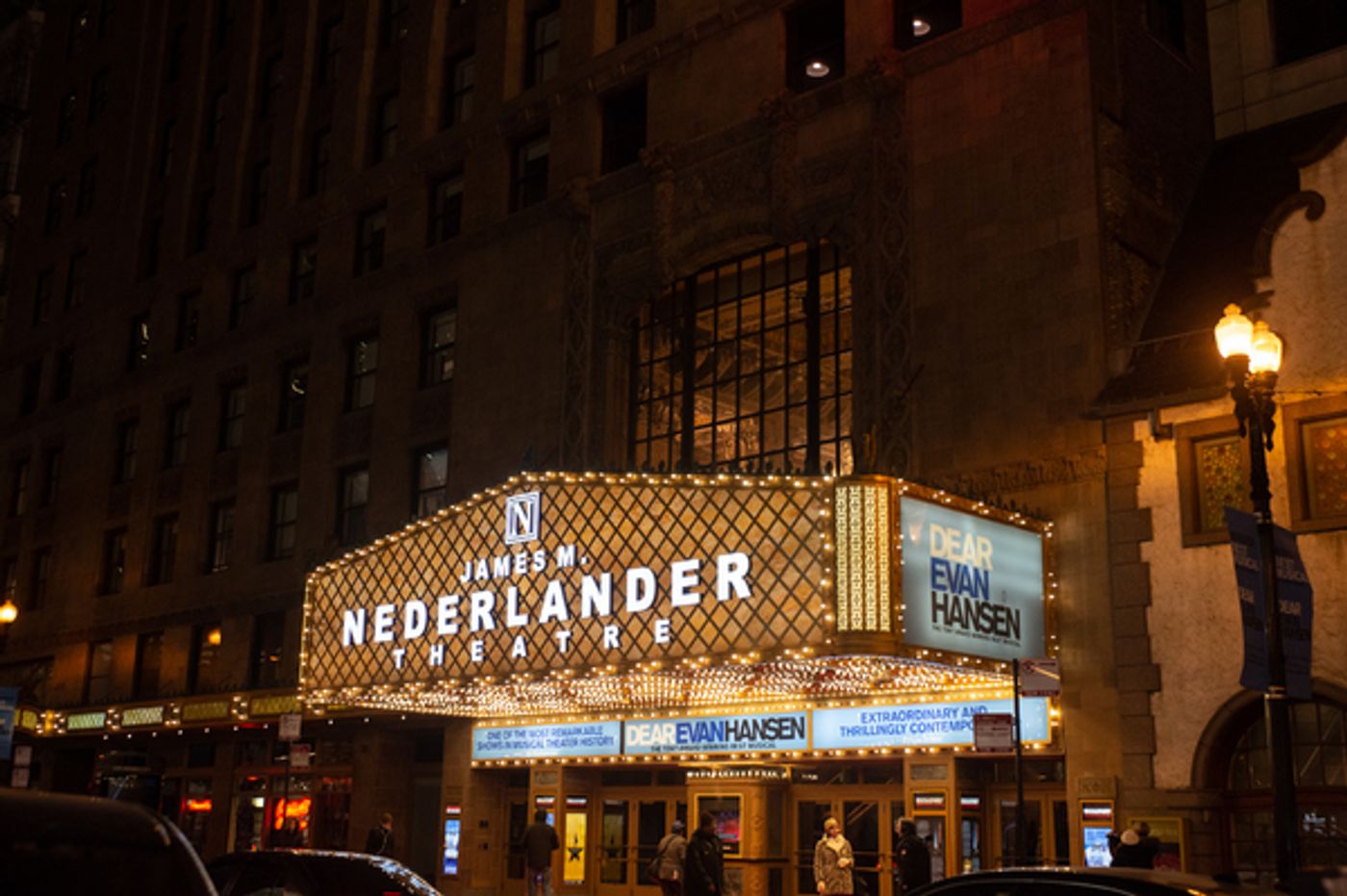 Photo Flash: Broadway In Chicago's James M. Nederlander Theatre Lights Up Marquee  Image