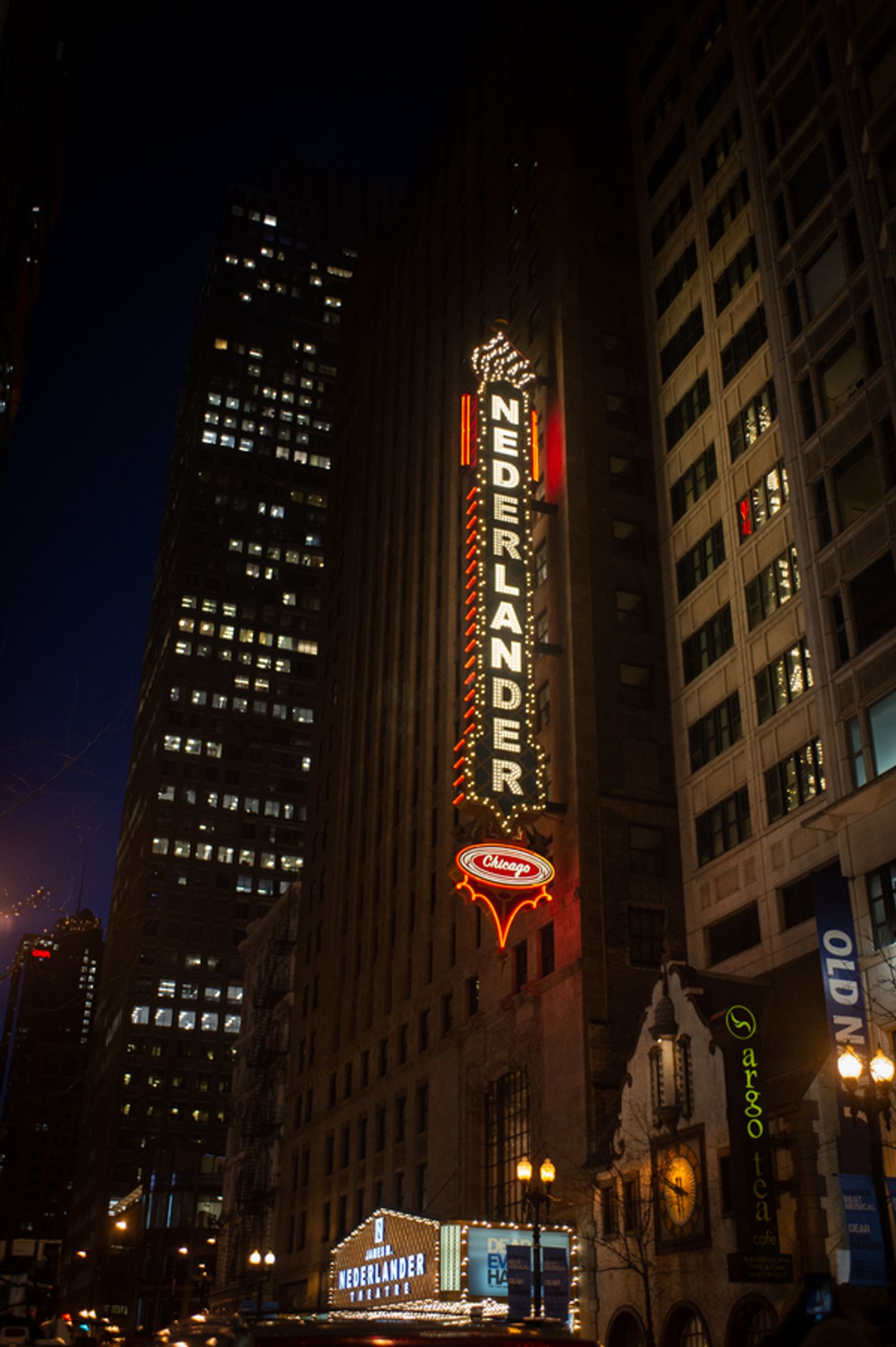 Photo Flash: Broadway In Chicago's James M. Nederlander Theatre Lights Up Marquee  Image