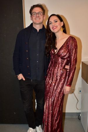 Jonathan R. Stein and Lena Hall @ BroadwayWorld Jonathan R. Stein and Lena Hall Photo