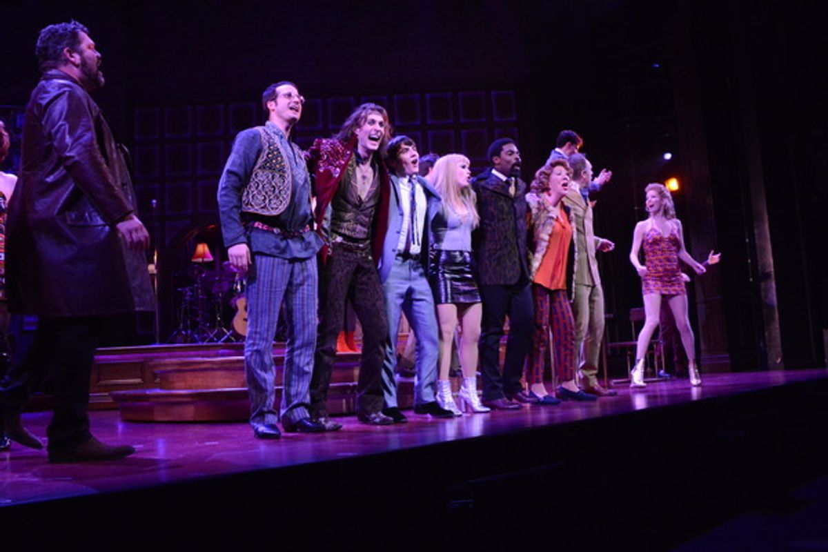 Bryan Fenkart, Conor Ryan, Jonny Amies, Erika Olson, Kyle Taylor Parker and Jen Perry at 