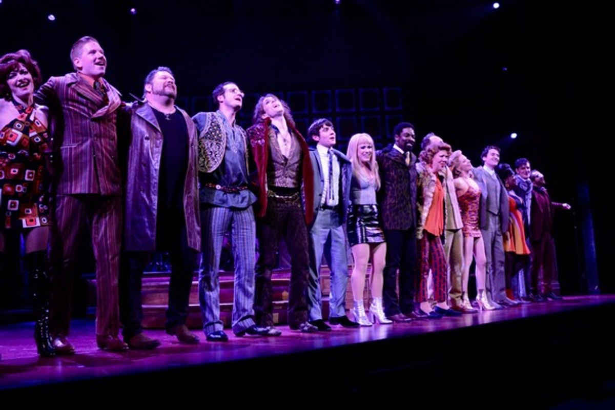 Bryan Fenkart, Conor Ryan, Jonny Amies, Erika Olson, Kyle Taylor Parker, Jen Perry and the cast at 