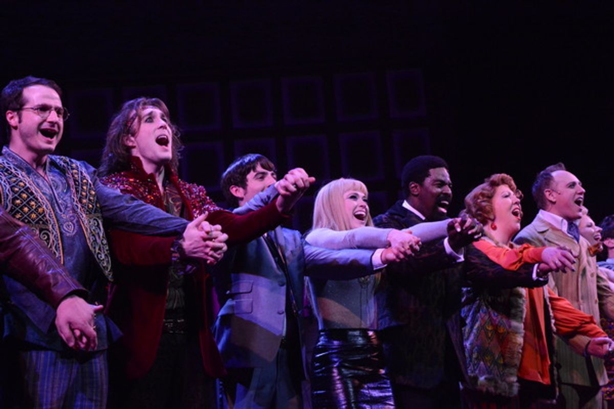 Bryan Fenkart, Conor Ryan, Jonny Amies, Erika Olson, Kyle Taylor Parker, Jen Perry and the cast at 