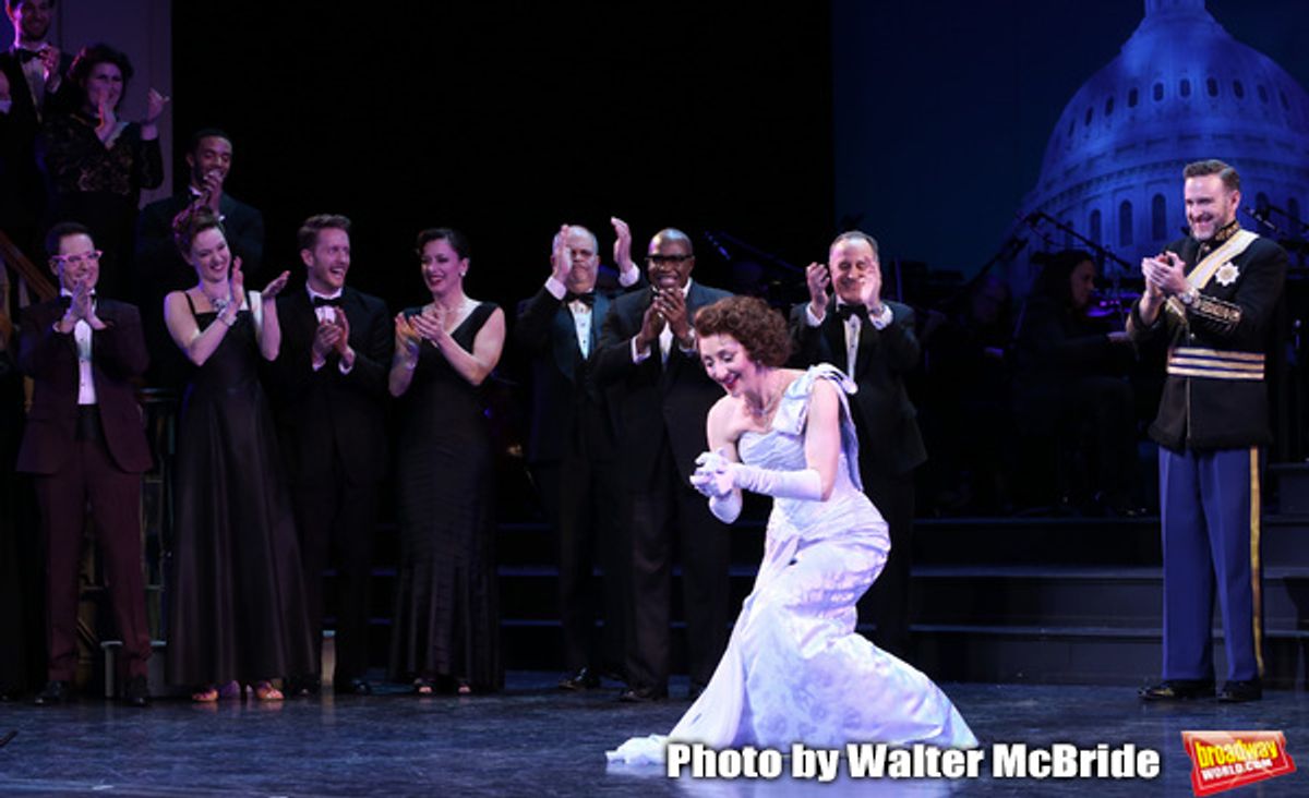 Brad Oscar, Stanley Wayne Mathis, Adam Heller, Carmen Cusack and Ben Davis at 