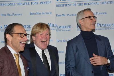 Hal Luftig, Peter Noone and Jerry Mitchell Photo