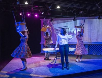 Kathryn Acosta, Julian Hester, Eliza Stoughton and Katherine Bourne Taylor Photo