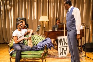 Gilbert Domally and Robert Cornelius, Lara Regan and Frederick Harris Photo