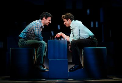 Max von Essen and Nick Adams, from the First National Tour of FALSETTOS Photo