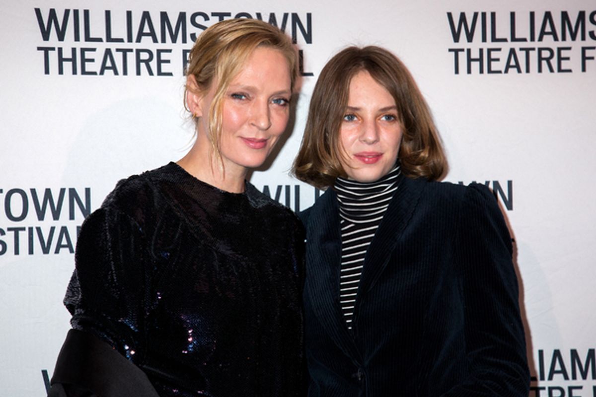 Uma Thurman, Maya Hawke at 