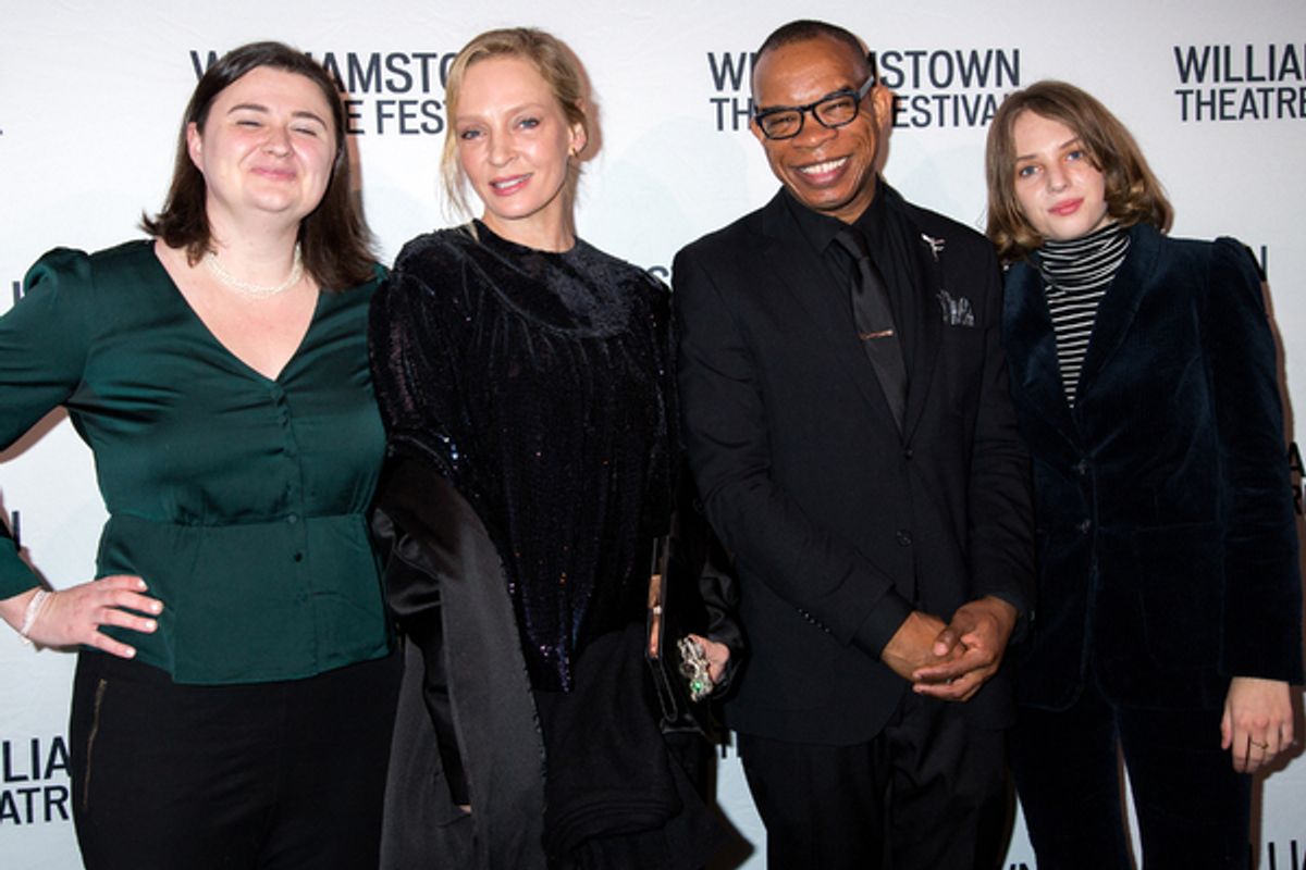 Uma Thurman, Jonathan Payne, Maya Hawke at 