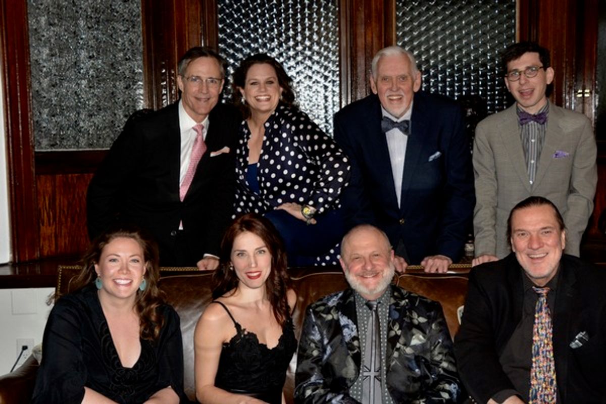 Howard McGillin, Cady Huffman, Ji Brochu, Aaron Weinstein, Mary Claire Curran, Mara Davi, Henry Aronson and Jon Weber at 