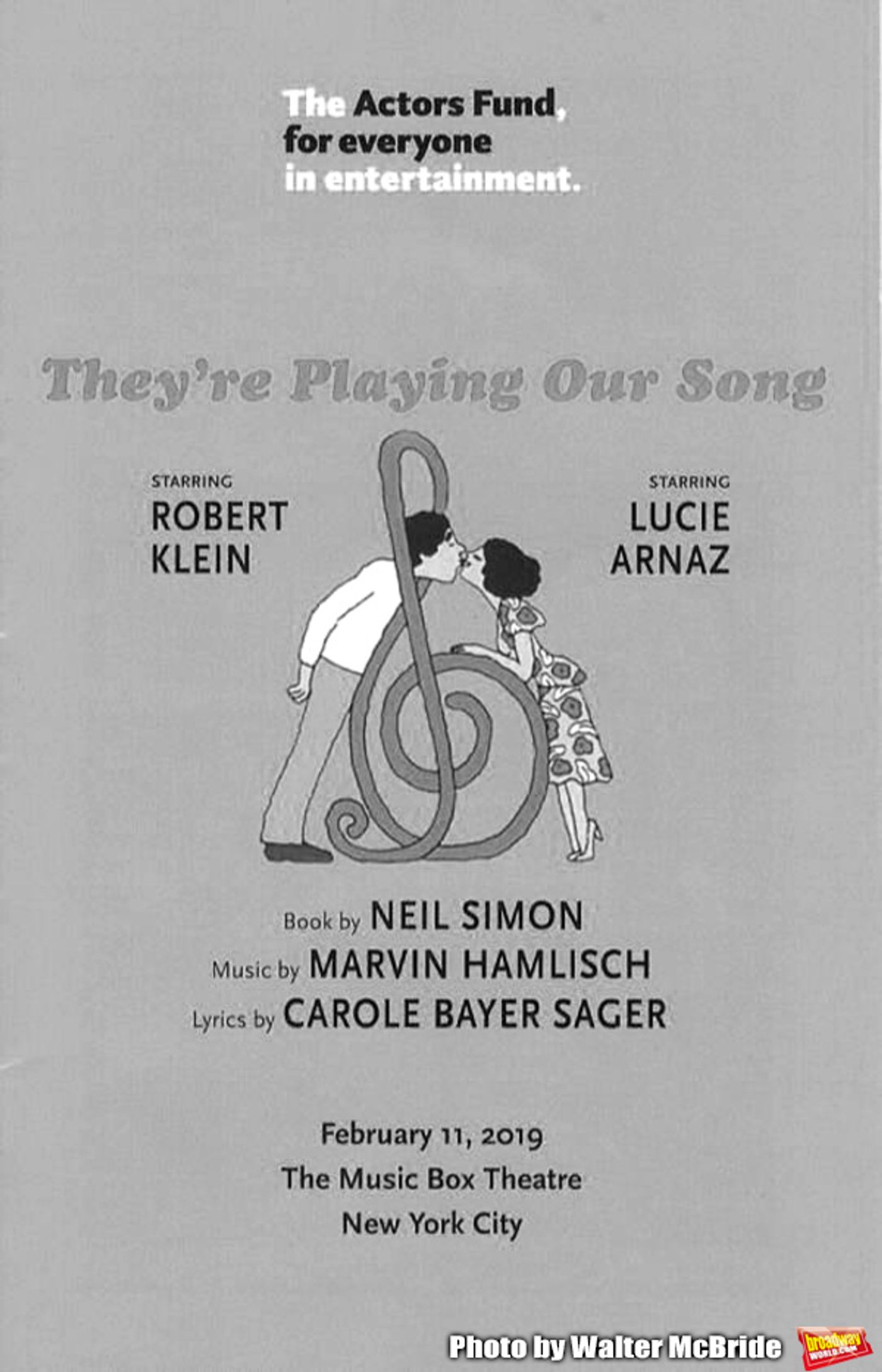 Photo Coverage: Inside the THEY'RE PLAYING OUR SONG 40th Anniversary Concert, Starring Lucie Arnaz and Robert Klein Photo Coverage: Inside the THEY'RE PLAYING OUR SONG 40th Anniversary Concert, Starring Lucie Arnaz and Robert Klein Image