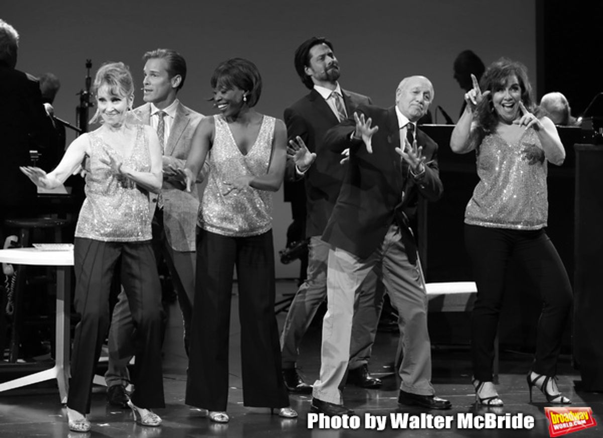 Ivy Austin, Hugh Panaro, Housso Semon, Andrew Fitch, Hal Shane and Debbie Gravitte at 