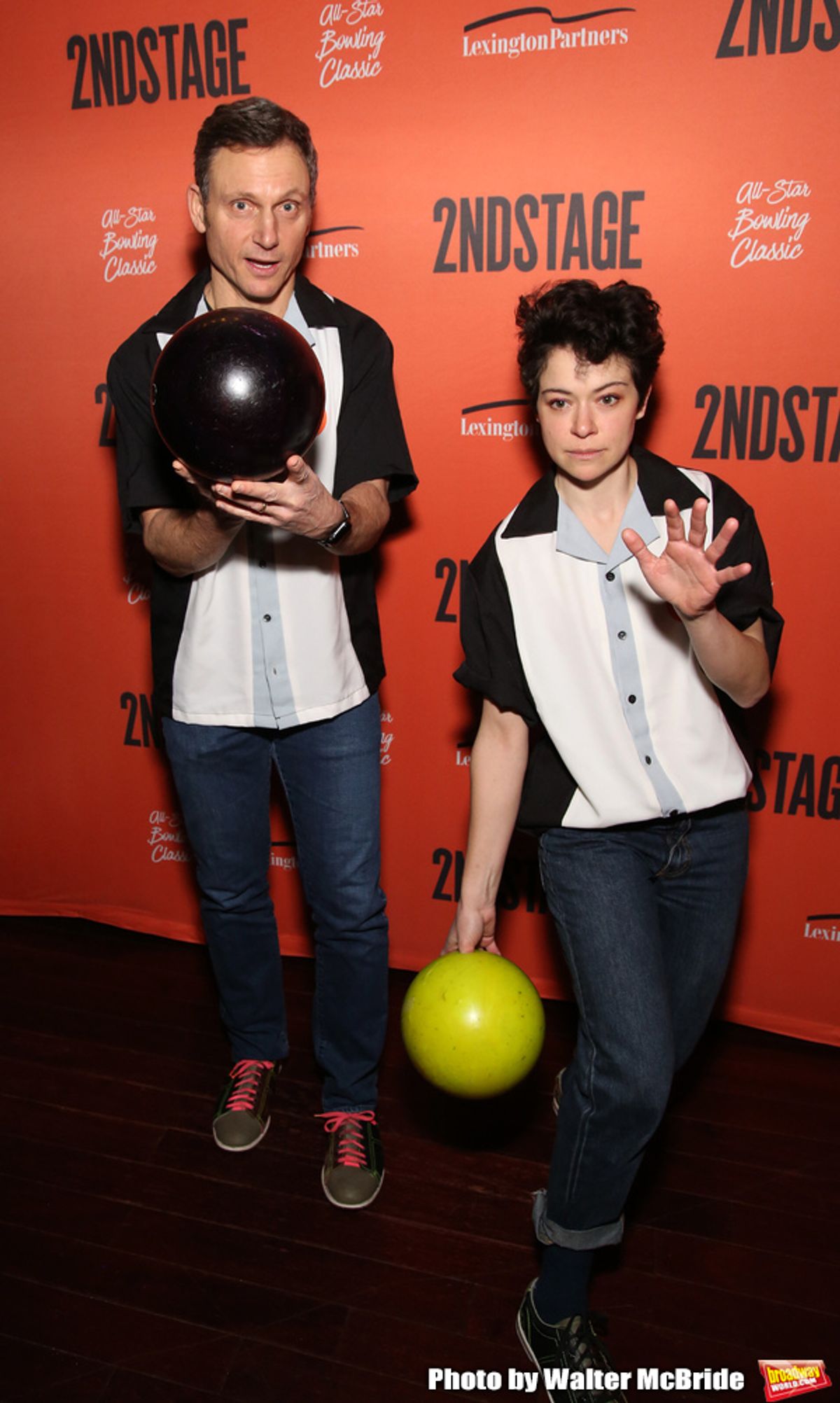 Tony Goldwyn and Tatiana Maslany at 