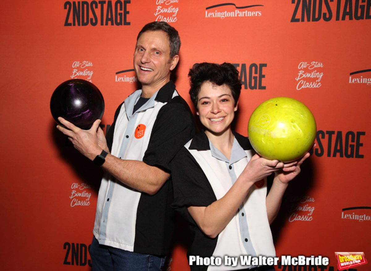 Tony Goldwyn and Tatiana Maslany at 