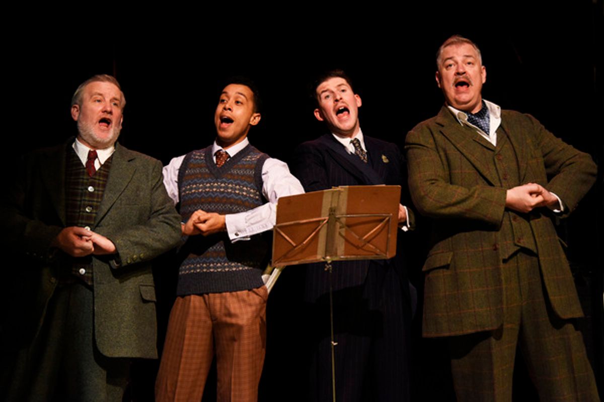 Simeon Truby, Linford Johnson, Robert Wade, and Matt Rixon at 