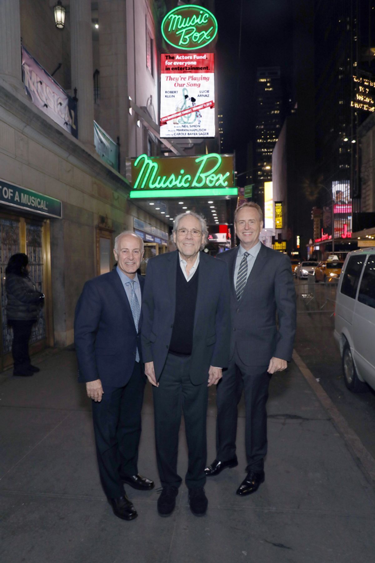 Joe Benincasa, Robert Klein, Robert Greenblatt  at 